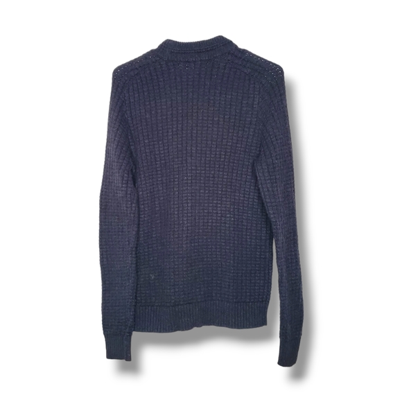 NWOT Selected / Homme Atlas Knit Sweater in Deep Gray Sz S - Picture 11 of 11